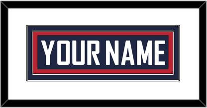United States Men’s Hockey Nameplate - 2014 Olympics Road Blue - Signature Tier 1