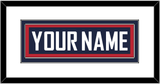 United States Men’s Hockey Nameplate - 2014 Olympics Road Blue - Double Mat 1