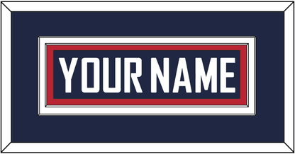 United States Men’s Hockey Nameplate - 2014 Olympics Home White - Signature Tier 2