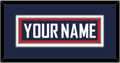 United States Men’s Hockey Nameplate - 2014 Olympics Home White - Signature Tier 2