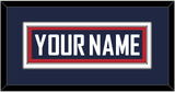 United States Men’s Hockey Nameplate - 2014 Olympics Road Blue - Double Mat 2