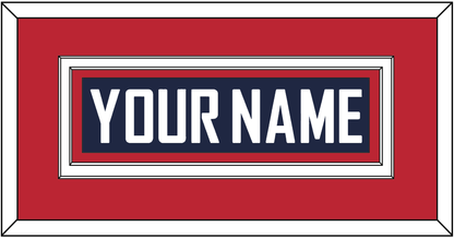United States Men’s Hockey Nameplate - 2010 Olympics Road Blue - Signature Tier 3