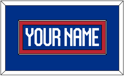 United States Men’s Hockey Nameplate - 2026 Olympics Home White/Road Blue - Essential Tier 2