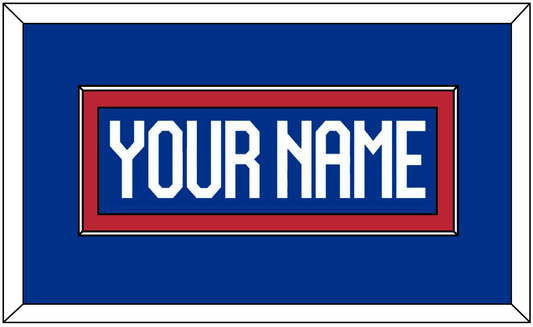 United States Men’s Hockey Nameplate - 2026 Olympics Home White/Road Blue - Essential Tier 2