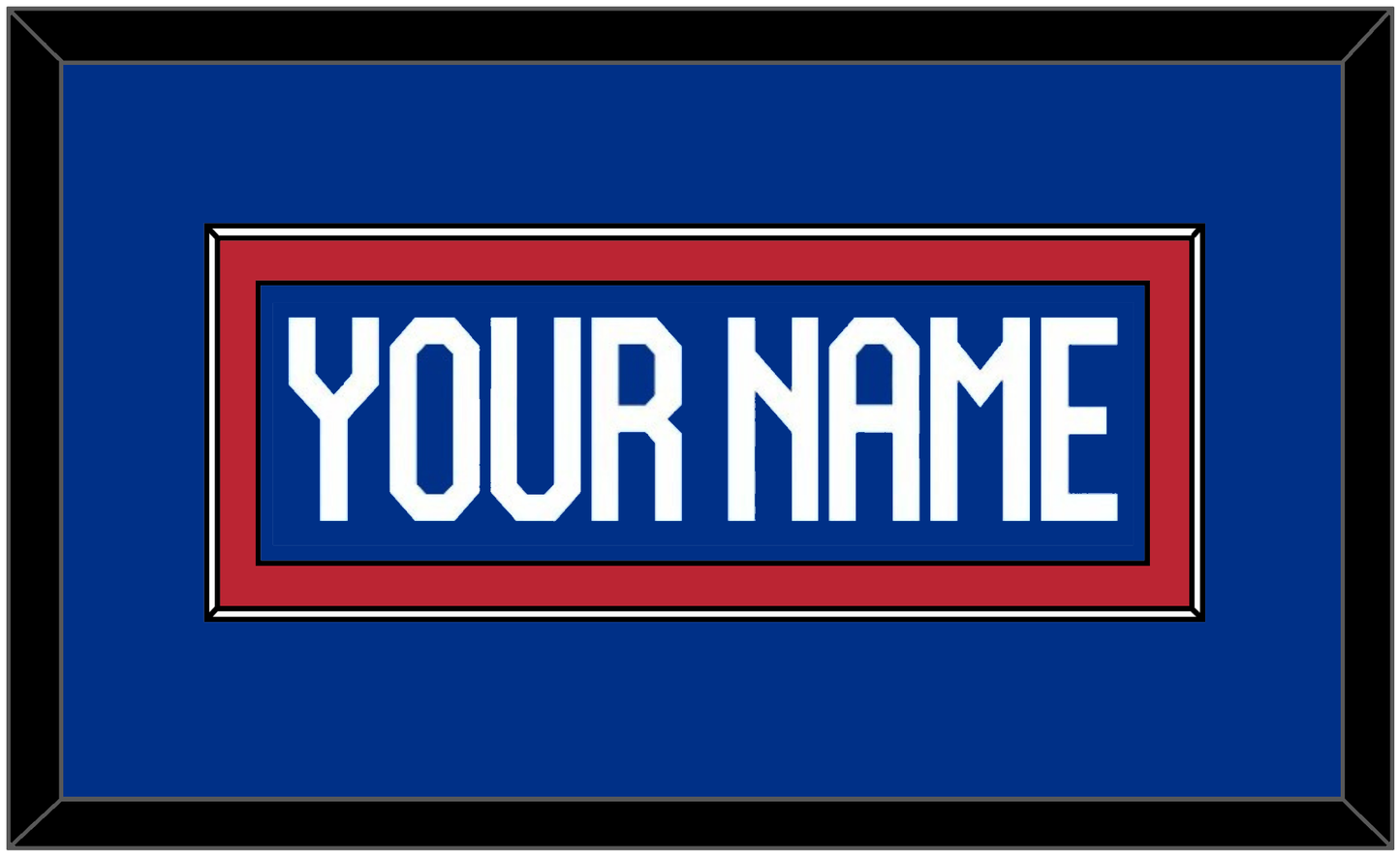 United States Men’s Hockey Nameplate - 2026 Olympics Home White/Road Blue - Essential Tier 2