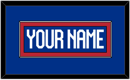 United States Men’s Hockey Nameplate - 2026 Olympics Home White/Road Blue - Essential Tier 2
