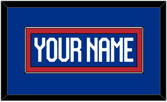 United States Men’s Hockey Nameplate - 2026 Olympics Home White/Road Blue - Essential Tier 2