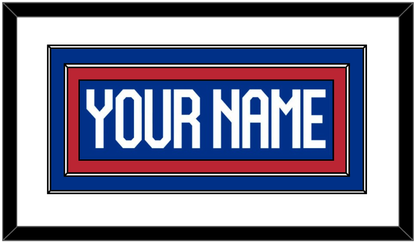 United States Men’s Hockey Nameplate - 2026 Olympics Home White/Road Blue - Signature Tier 1