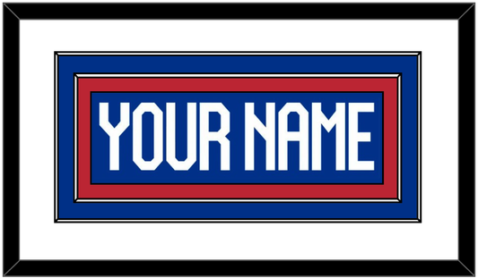 United States Men’s Hockey Nameplate - 2026 Olympics Home White/Road Blue - Signature Tier 1