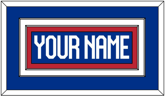 United States Men’s Hockey Nameplate - 2026 Olympics Home White/Road Blue - Signature Tier 2