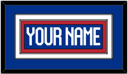 United States Men’s Hockey Nameplate - 2026 Olympics Home White/Road Blue - Signature Tier 2