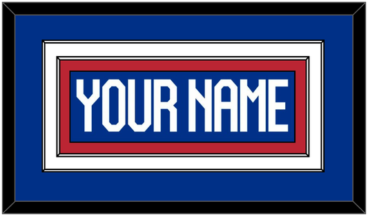 United States Men’s Hockey Nameplate - 2026 Olympics Home White/Road Blue - Signature Tier 2