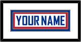 United States Men’s Hockey Nameplate - 2010 Olympics Alternate White - Double Mat 1