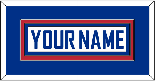 United States Men’s Hockey Nameplate - 2010 Olympics Alternate White - Signature Tier 2