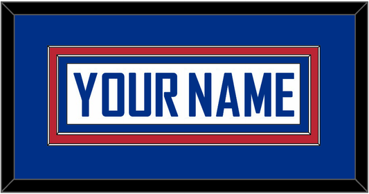 United States Men’s Hockey Nameplate - 2010 Olympics Alternate White - Signature Tier 2
