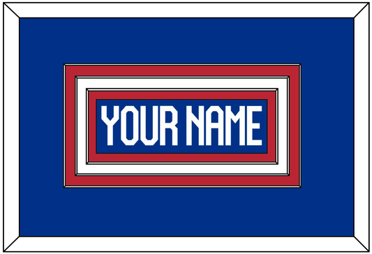 United States Men’s Hockey Nameplate - 2026 Olympics Home White/Road Blue - Premier Tier 1