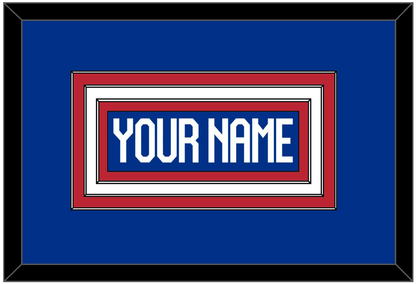 United States Men’s Hockey Nameplate - 2026 Olympics Home White/Road Blue - Premier Tier 1