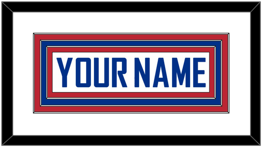 United States Men’s Hockey Nameplate - 2010 Olympics Alternate White - Premier Tier 2