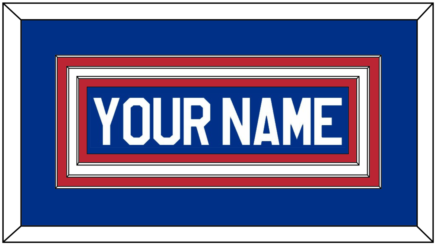 United States Men’s Hockey Nameplate - 1980 Olympics Road Blue - Premier Tier 1