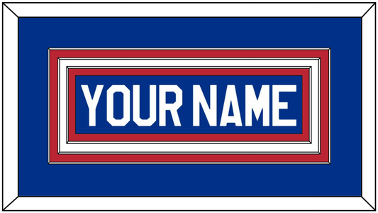 United States Men’s Hockey Nameplate - 1980 Olympics Road Blue - Premier Tier 1