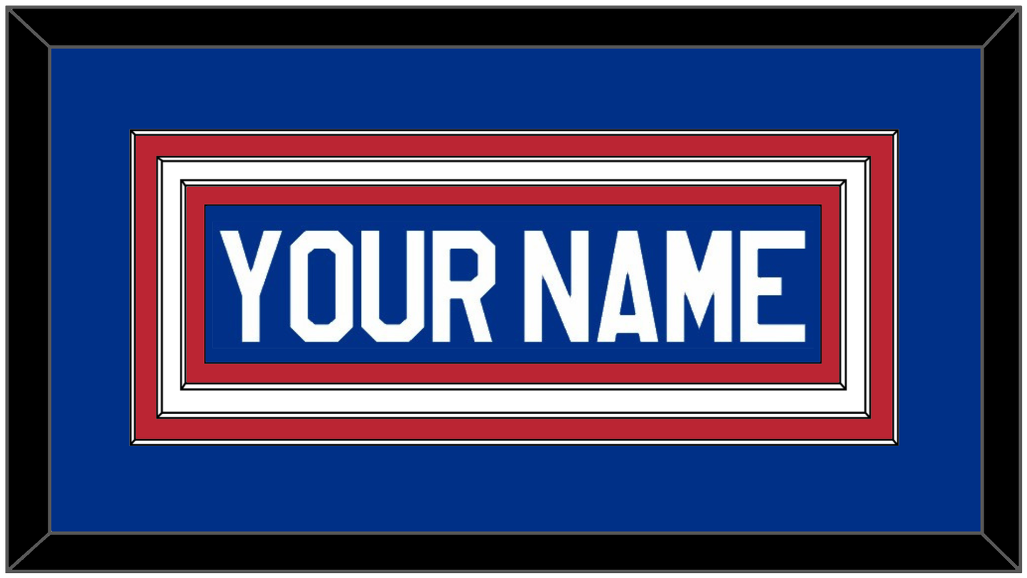 United States Men’s Hockey Nameplate - 1980 Olympics Road Blue - Premier Tier 1
