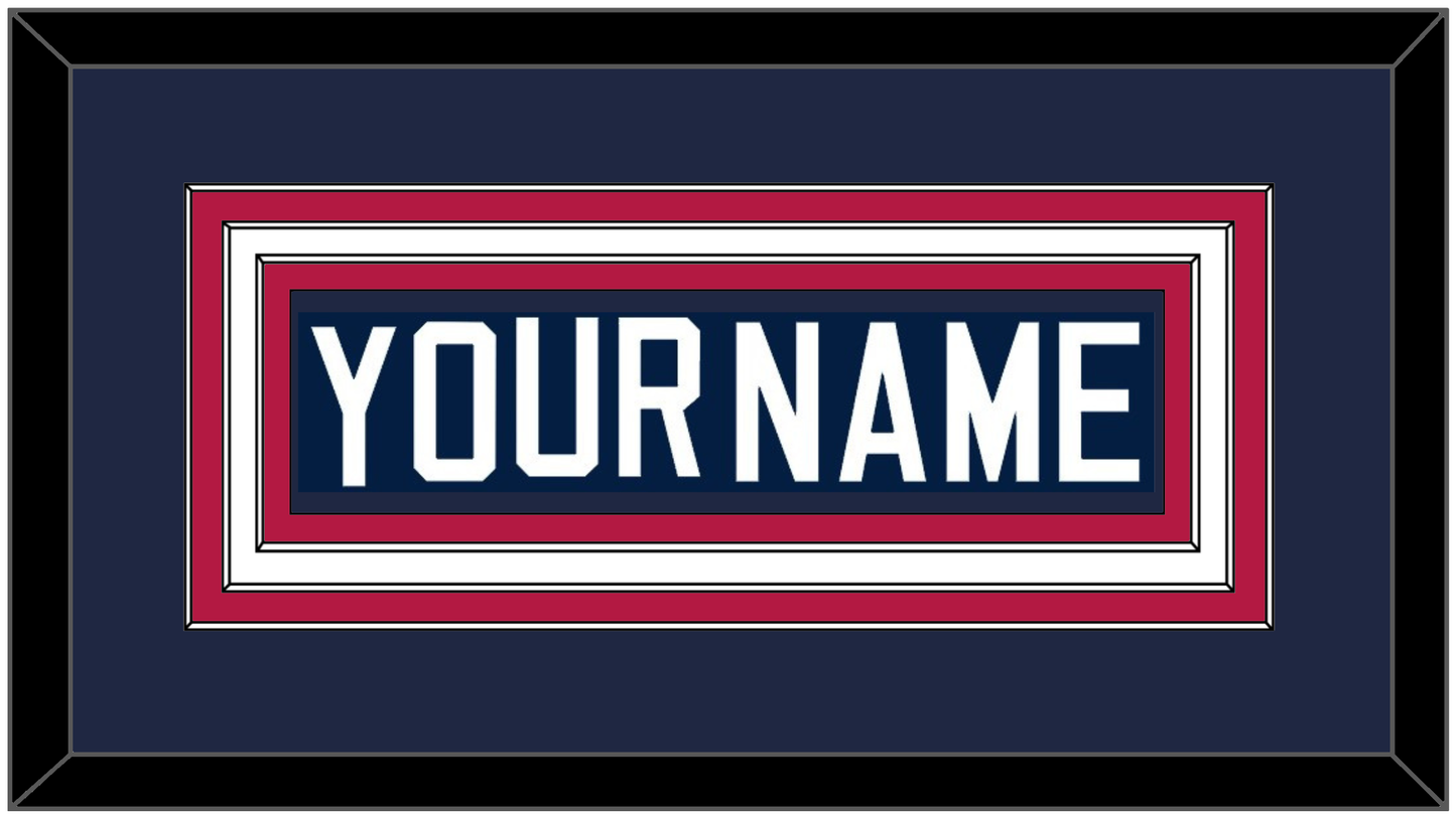 United States Men’s Hockey Nameplate - 2002 Olympics Home White - Premier Tier 1