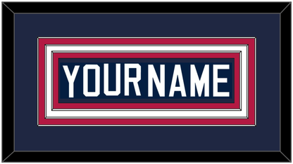 United States Men’s Hockey Nameplate - 2002 Olympics Home White - Premier Tier 1