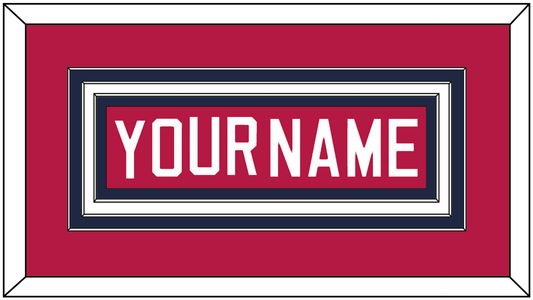United States Men’s Hockey Nameplate - 2002 Olympics Road Blue - Premier Tier 1