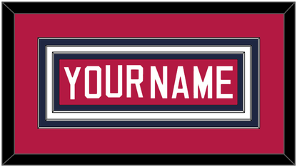 United States Men’s Hockey Nameplate - 2002 Olympics Road Blue - Premier Tier 1