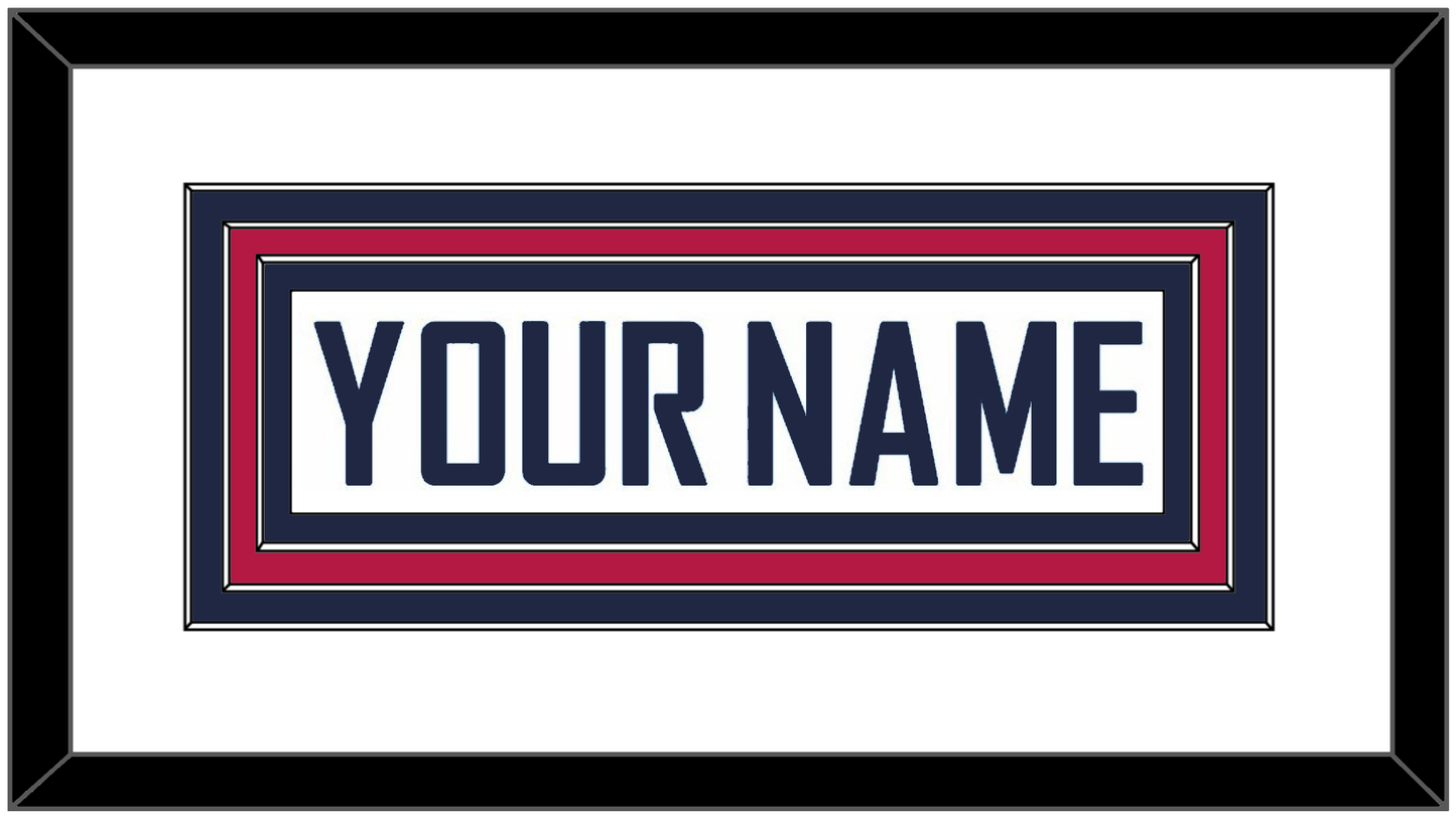 United States Men’s Hockey Nameplate - 2010 Olympics Home White - Premier Tier 1