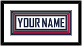 United States Men’s Hockey Nameplate - 2010 Olympics Home White - Triple Mat 1
