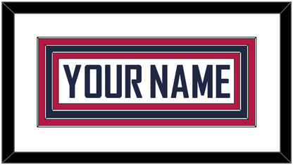 United States Men’s Hockey Nameplate - 2010 Olympics Home White - Premier Tier 2