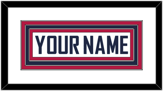 United States Men’s Hockey Nameplate - 2010 Olympics Home White - Premier Tier 2