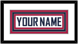 United States Men’s Hockey Nameplate - 2010 Olympics Home White - Triple Mat 2