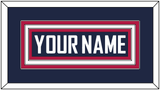 United States Men’s Hockey Nameplate - 2010 Olympics Road Blue - Triple Mat 1