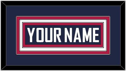 United States Men’s Hockey Nameplate - 2010 Olympics Road Blue - Premier Tier 1