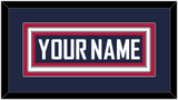 United States Men’s Hockey Nameplate - 2014 Olympics Road Blue - Triple Mat 1