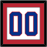 United States Men’s Hockey Number - 2010 Olympics Alternate White - Single Mat 2