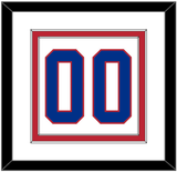 United States Men’s Hockey Number - 2010 Olympics Alternate White - Double Mat 1