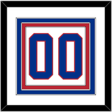 United States Men’s Hockey Number - 2010 Olympics Alternate White - Triple Mat 1