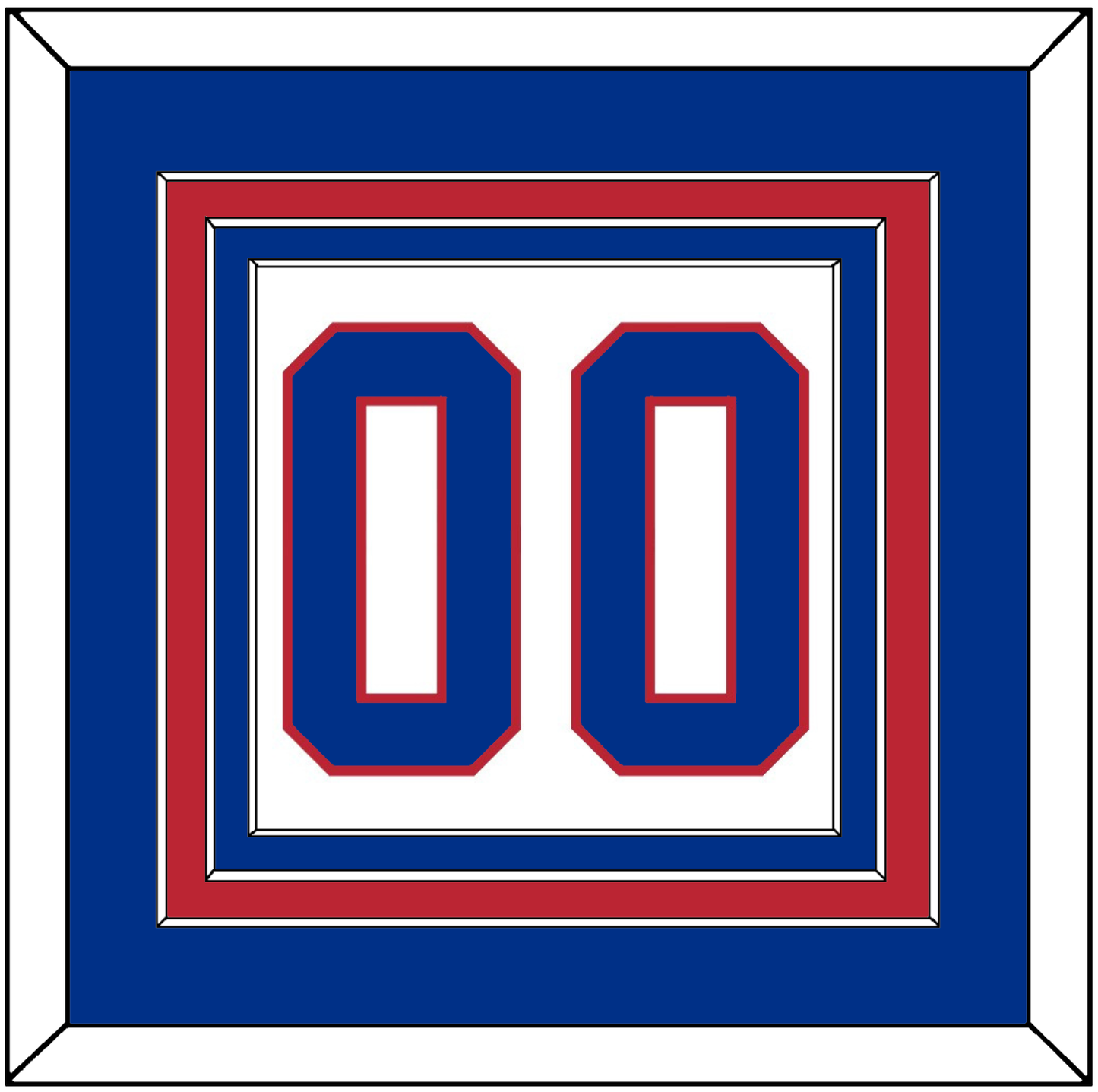 United States Men’s Hockey Number - 2010 Olympics Alternate White - Premier Tier 2