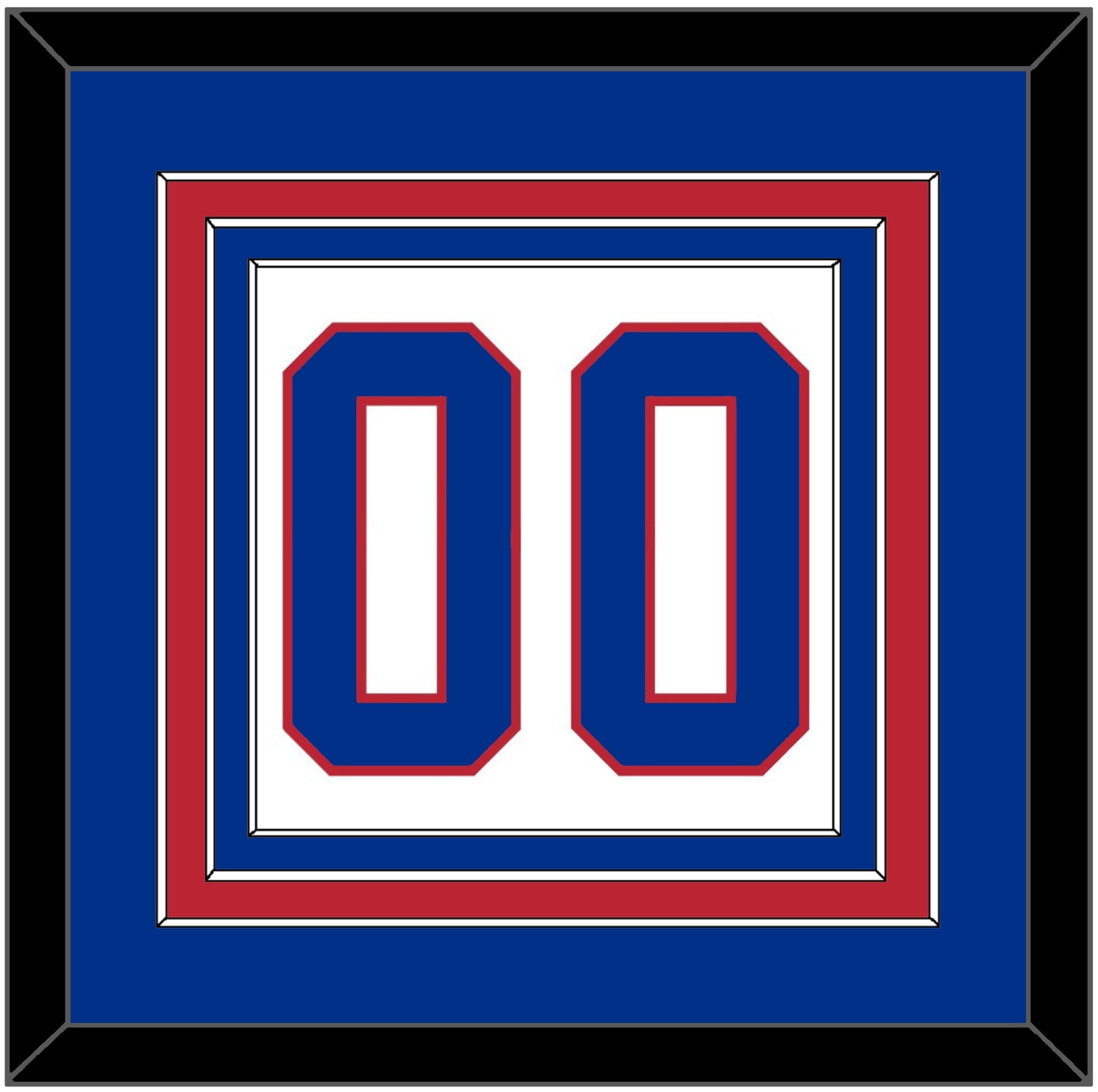 United States Men’s Hockey Number - 2010 Olympics Alternate White - Premier Tier 2