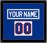 United States Men’s Hockey Nameplate & Number (Shoulder) - 1980 Olympics Home White - Single Mat 1