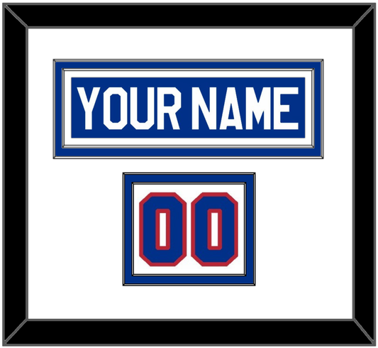 United States Men’s Hockey Nameplate & Number (Shoulder) - 1980 Olympics Home White - Signature Tier 1
