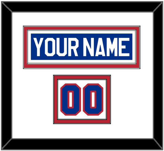 United States Men’s Hockey Nameplate & Number (Shoulder) - 1980 Olympics Home White - Signature Tier 2