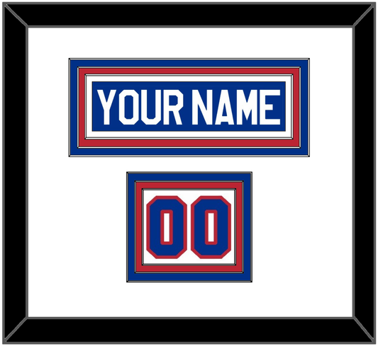 United States Men’s Hockey Nameplate & Number (Shoulder) - 1980 Olympics Home White - Premier Tier 1