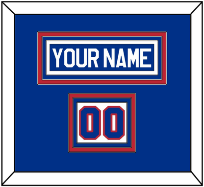 United States Men’s Hockey Nameplate & Number (Shoulder) - 1980 Olympics Home White - Premier Tier 2