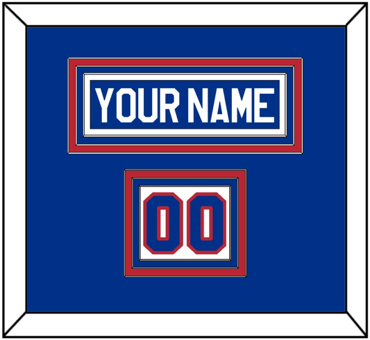 United States Men’s Hockey Nameplate & Number (Shoulder) - 1980 Olympics Home White - Premier Tier 2