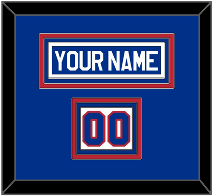 United States Men’s Hockey Nameplate & Number (Shoulder) - 1980 Olympics Home White - Premier Tier 2