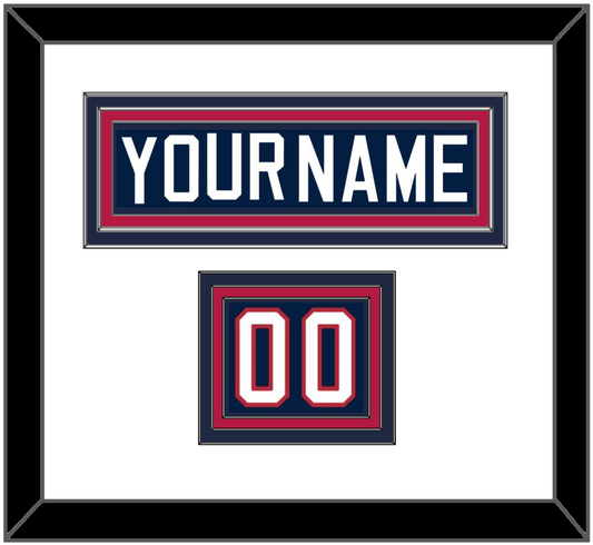 United States Men’s Hockey Nameplate & Number (Shoulder) - 2002 Olympics Home White - Premier Tier 1